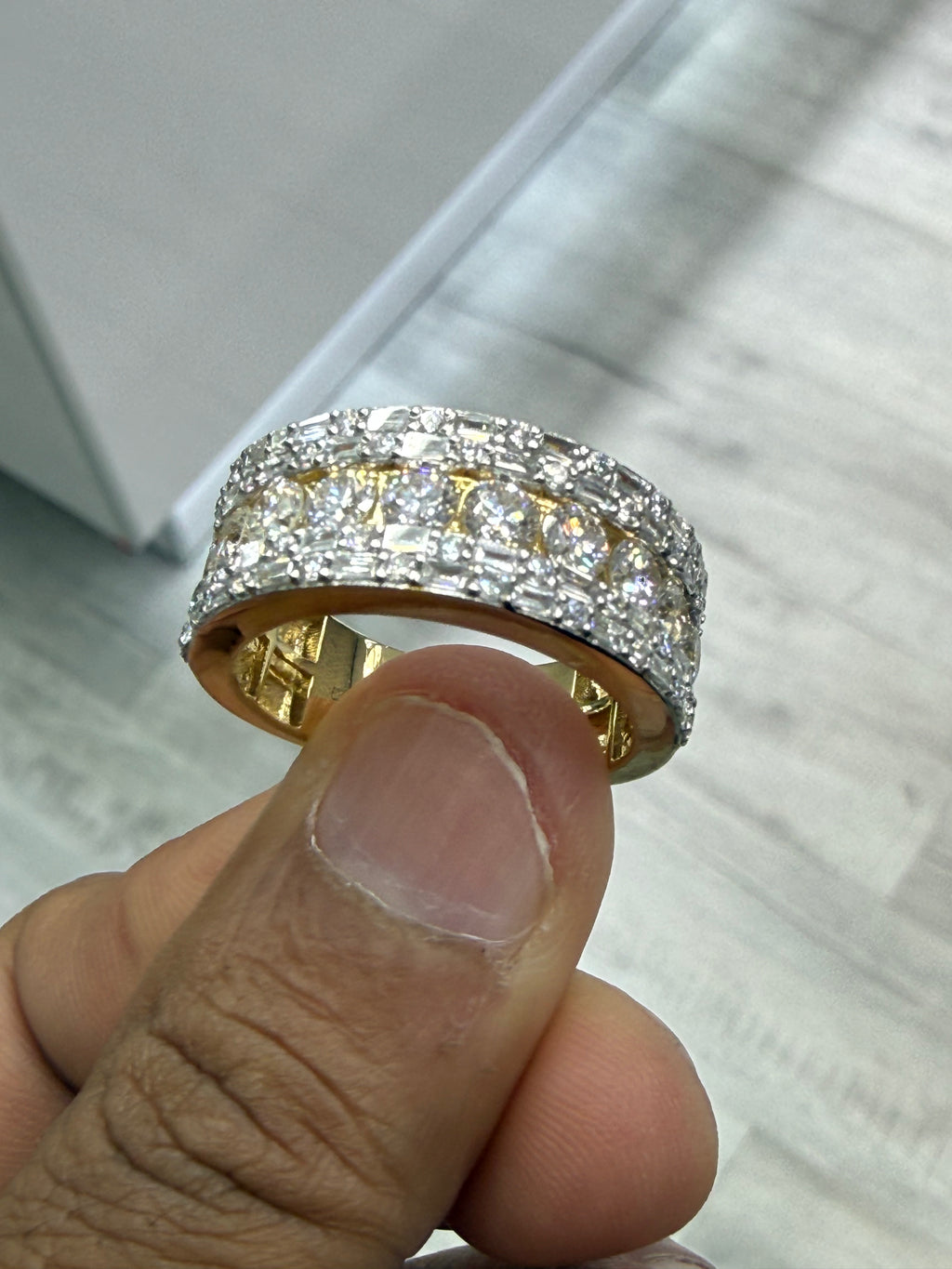Mens Lab Wedding Band